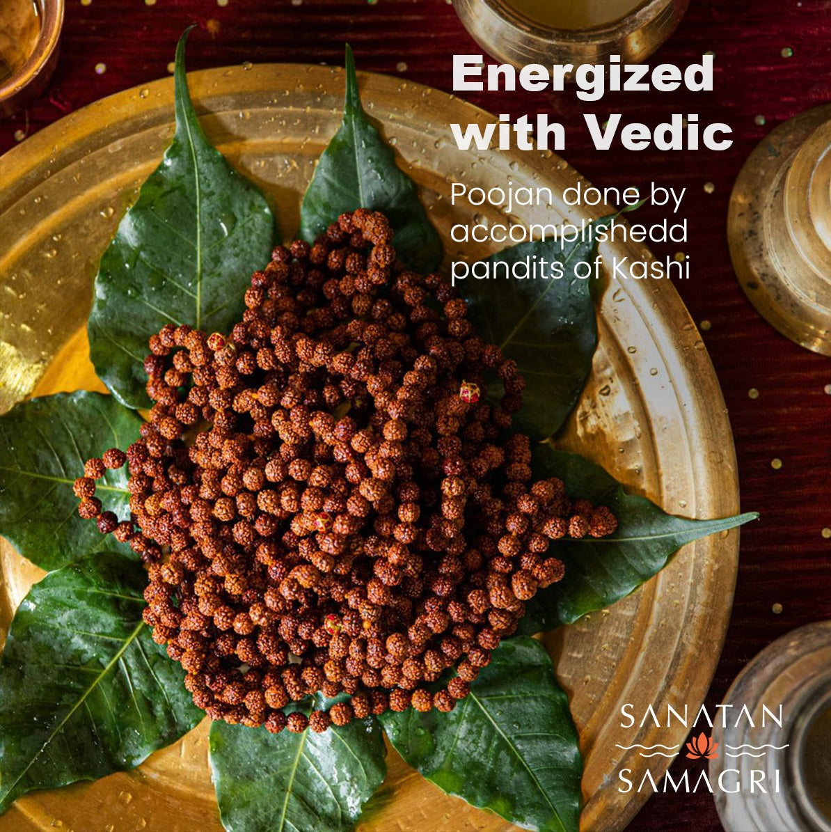 Rudraksha Mala | 5 Mukhi | Energized with Mantras